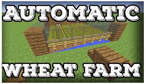 Minecraft Schematic Auto Farm Wheat