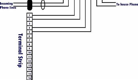 telephone line connection diagram