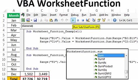 VBA Worksheet Function | How to Use WorksheetFunction in VBA?