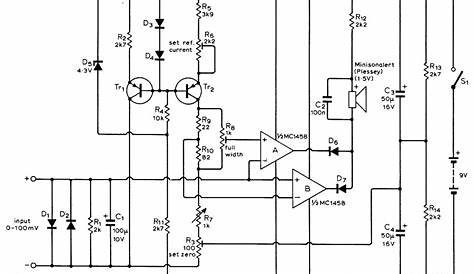 analogue multimeter circuit diagram