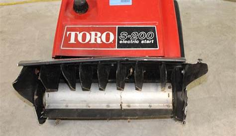 toro s 200 snowblower manual