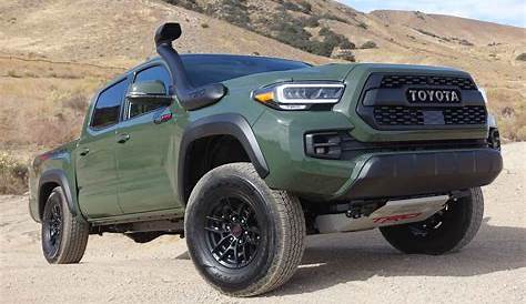 toyota tacoma army green color