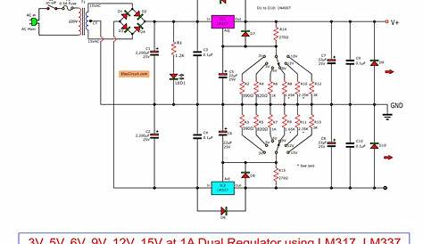 lm337 circuit diagram