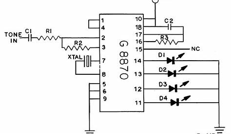 dtmf decoder circuit diagram explanation