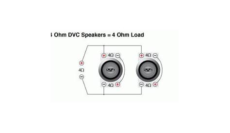 wiring subwoofer to 1 ohm