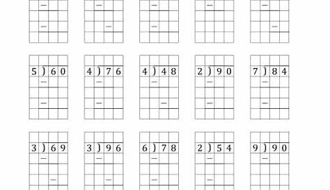 2-Digit by 1-Digit Long Division with Grid Assistance and Prompts and