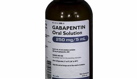 gabapentin for cats dosage chart ml
