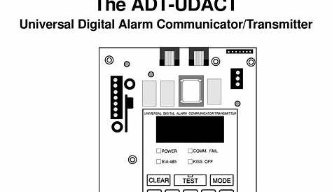 ADT -UDACT PRODUCT INFORMATION Pdf Download | ManualsLib