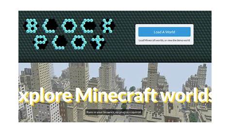 Explore Minecraft World in Your Web Browser