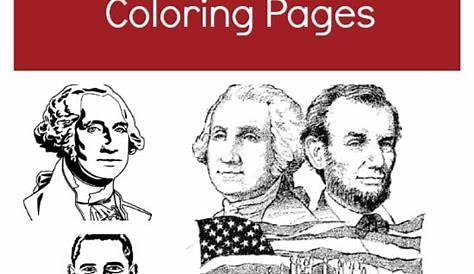 Free Printable Presidents Day Coloring Pages - Jinxy Kids
