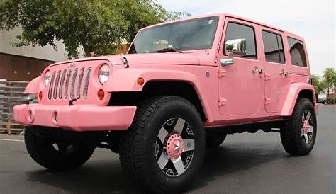 pink wheels for jeep wrangler