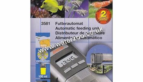eheim fish feeder manual pdf