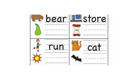 rhyming words for 1st graders