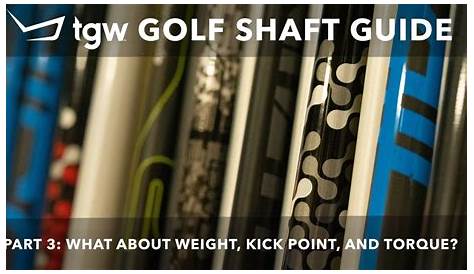 TGW's Golf Shaft Guide Part 3: Weight, Kick Point and Torque - YouTube