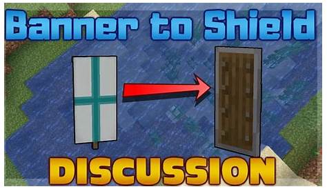 how do you put banners on shields in minecraft