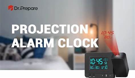 projection alarm clock manual