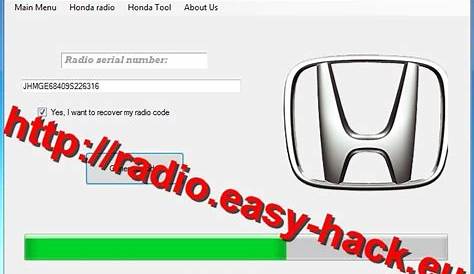 Honda radio code unlock error code in 2020 | Radio code, Radio, Coding