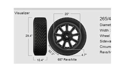 dodge challenger tire size sxt