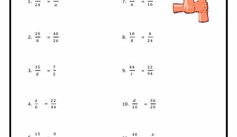 6th Grade Math Worksheets Ratios - Worksheets Master