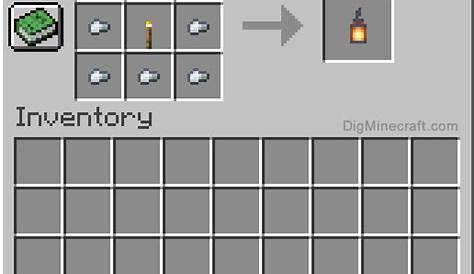 how do you make a lantern in minecraft
