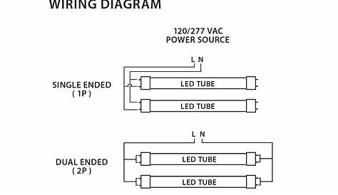 t8 led tube light circuit diagram