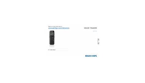 Philips VOICE TRACER DVT1150 Manuals