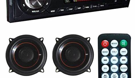 RTN 4 Channel Car Stereo with FM, MP3, USB, SD Card Support, Aux in C30