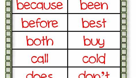 Simply Delightful in 2nd grade: Second grade sight words