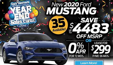 ford mustang offers