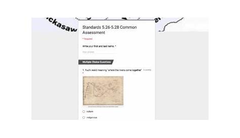 New 5th Grade TN Social Studies Standards 5.26, 5.27, and 5.28 Common