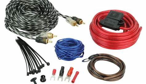Scosche KPA12SD - 270 Watt 12-AWG Amp Wiring Kit (100% Copper Wire