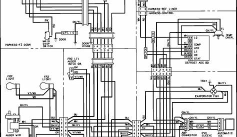 wiring diagram of a refrigerator