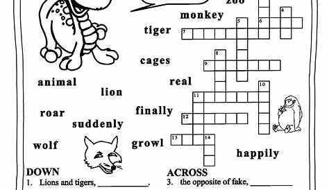 puzzle worksheets for kids