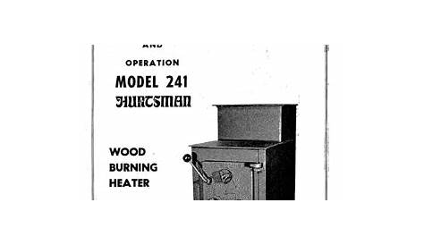 ponderosa wood stove manual