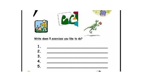 Healthy Body, Healthy Mind (2 worksheets) | Teaching Resources