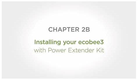Wiring Diagram For Ecobee Power Extender Kit - Wiring Diagram Pictures