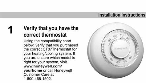 Honeywell Manual Thermostat Wiring - Honeywell Thermostat Heat Pump