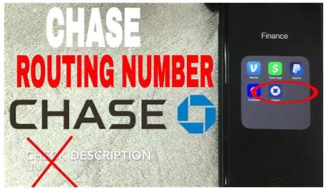 Chase Bank Routing Number - Where To Find It 🔴 - YouTube