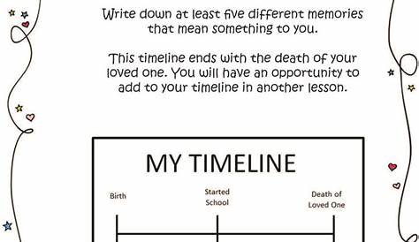 stages of grief worksheets