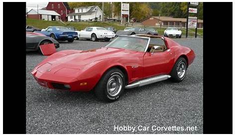1974 Red L82 Close Ratio 4spd Corvette Stingray For Sale - YouTube