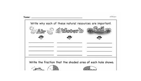 Third Grade Fractions Worksheets - Fractions and Parts of a Whole