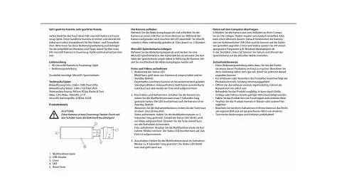 Bedienungsanleitung – Seite 1 HD-microSD Kamera in | Manualzz