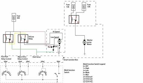 ford wiper motor wiring diagram