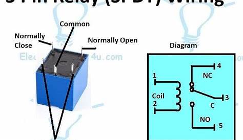 five pin relay diagram
