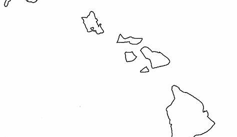 Printable Outline Map Of Hawaii | Images and Photos finder