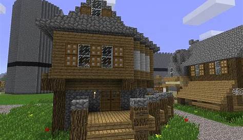Small Medieval Shop/Building Minecraft Project | Minecraft houses