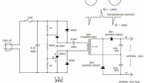 high voltage generator circuit diagram