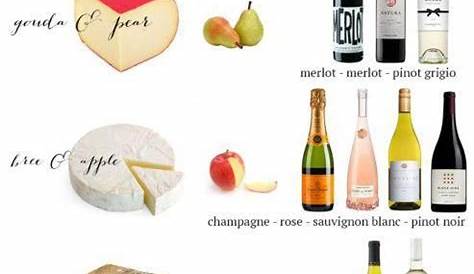wine and cheese and fruit pairings