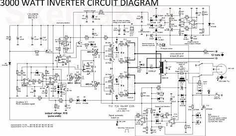 3000 Watt Inverter Circuit Diagram - Electronic Circuit