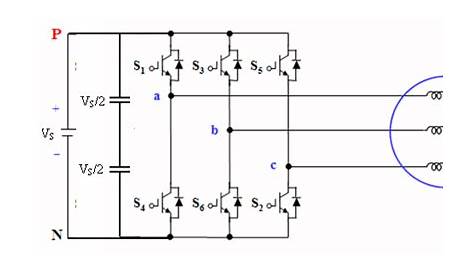3-phase igbt inverter circuit diagram